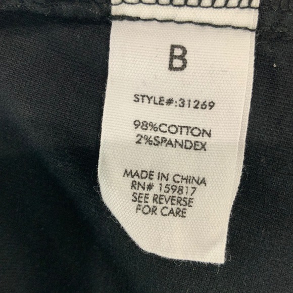 Arula Black Velvet Mini Skirt Women Size B Cotton Blend Stretch Double Button - Picture 4 of 6